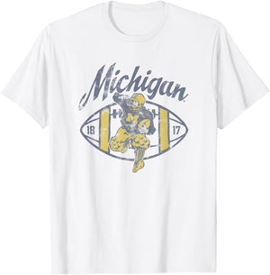 University of Michigan Wolverines U of M Spirit Collection T-Shirt - T-Shirt | White