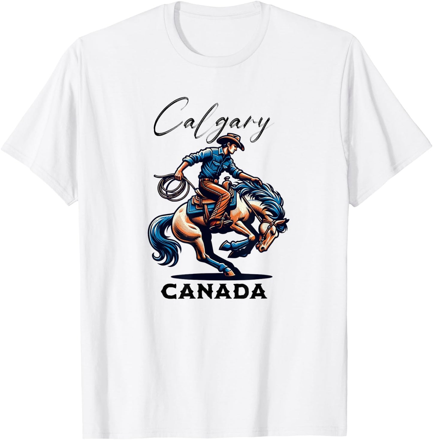 Calgary Canada Rodeo T-Shirt - T-Shirt | White