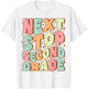 Next Stop Second Grade Cute Groovy Last Day of 1st Grade T-Shirt - T-Shirt | White