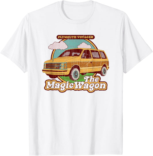 Chrysler Vintage Culture Magic Wagon - Officially Licensed T-Shirt - T-Shirt | White