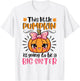 Kids Big Sister Pumpkin Halloween Pregnancy Announcement T-Shirt - T-Shirt | White