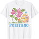 Positano Retro Vintage Italian Coast Travel T-Shirt - T-Shirt | White