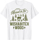 Raised In The Wishabitch Woods Funny Camping Deer Hunting T-Shirt - T-Shirt | White