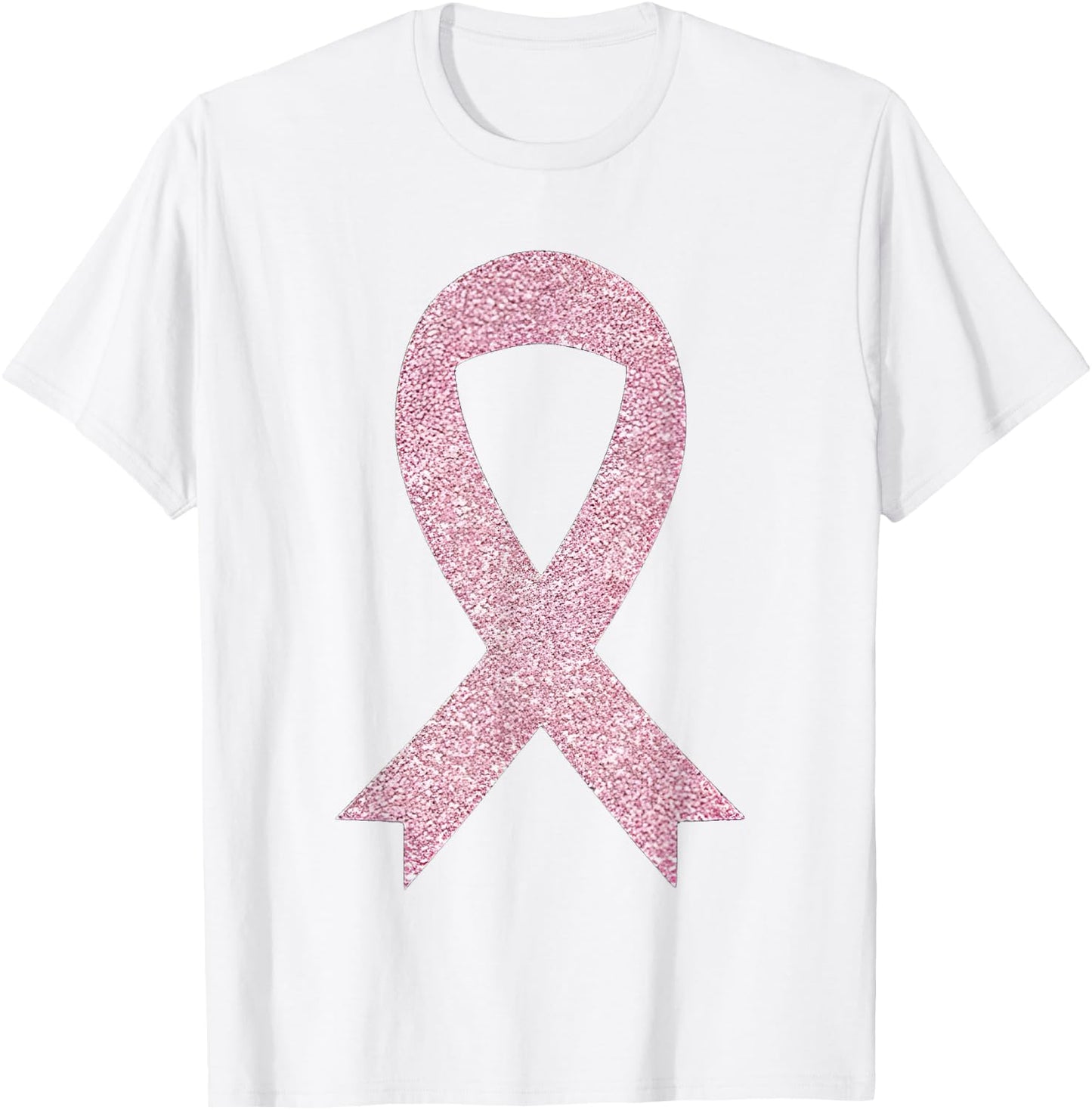 Breast Cancer Pink Ribbon T-Shirt - T-Shirt | White