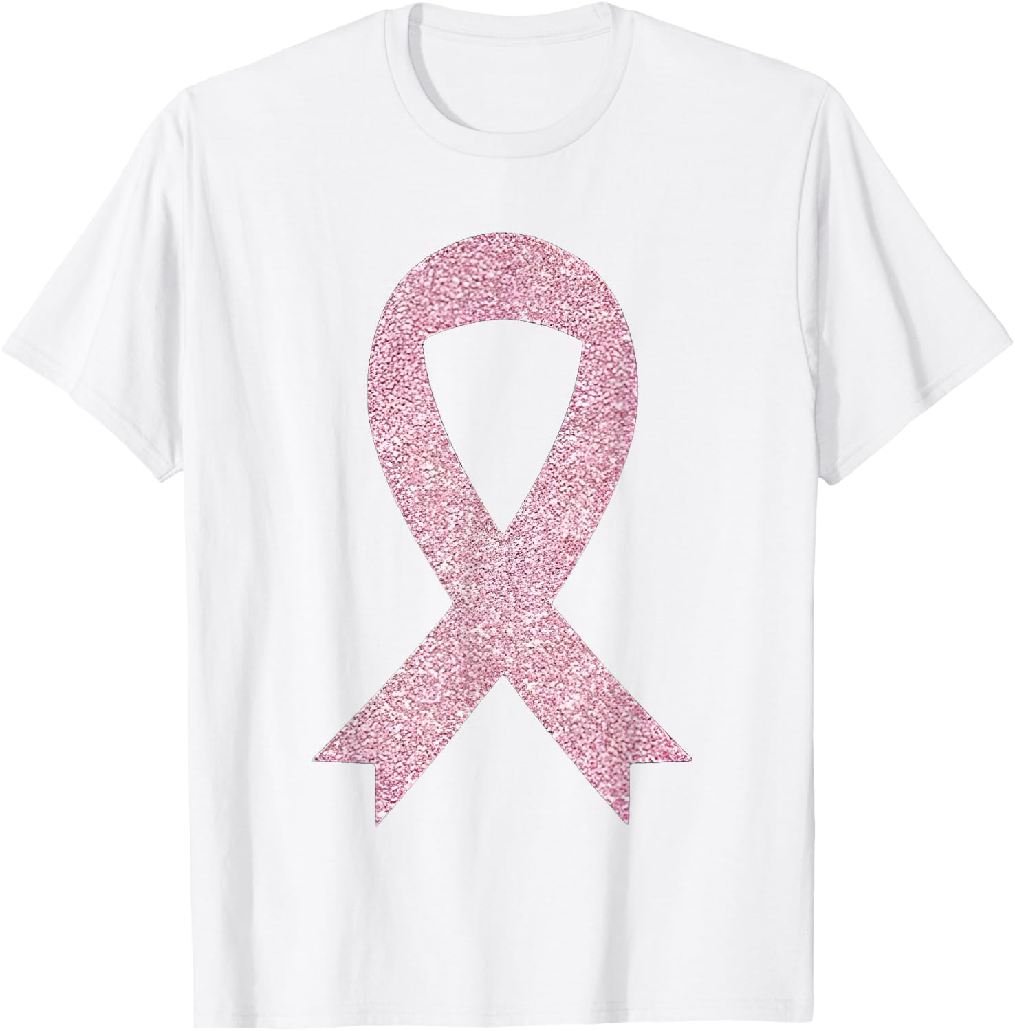Breast Cancer Pink Ribbon T-Shirt - T-Shirt | White
