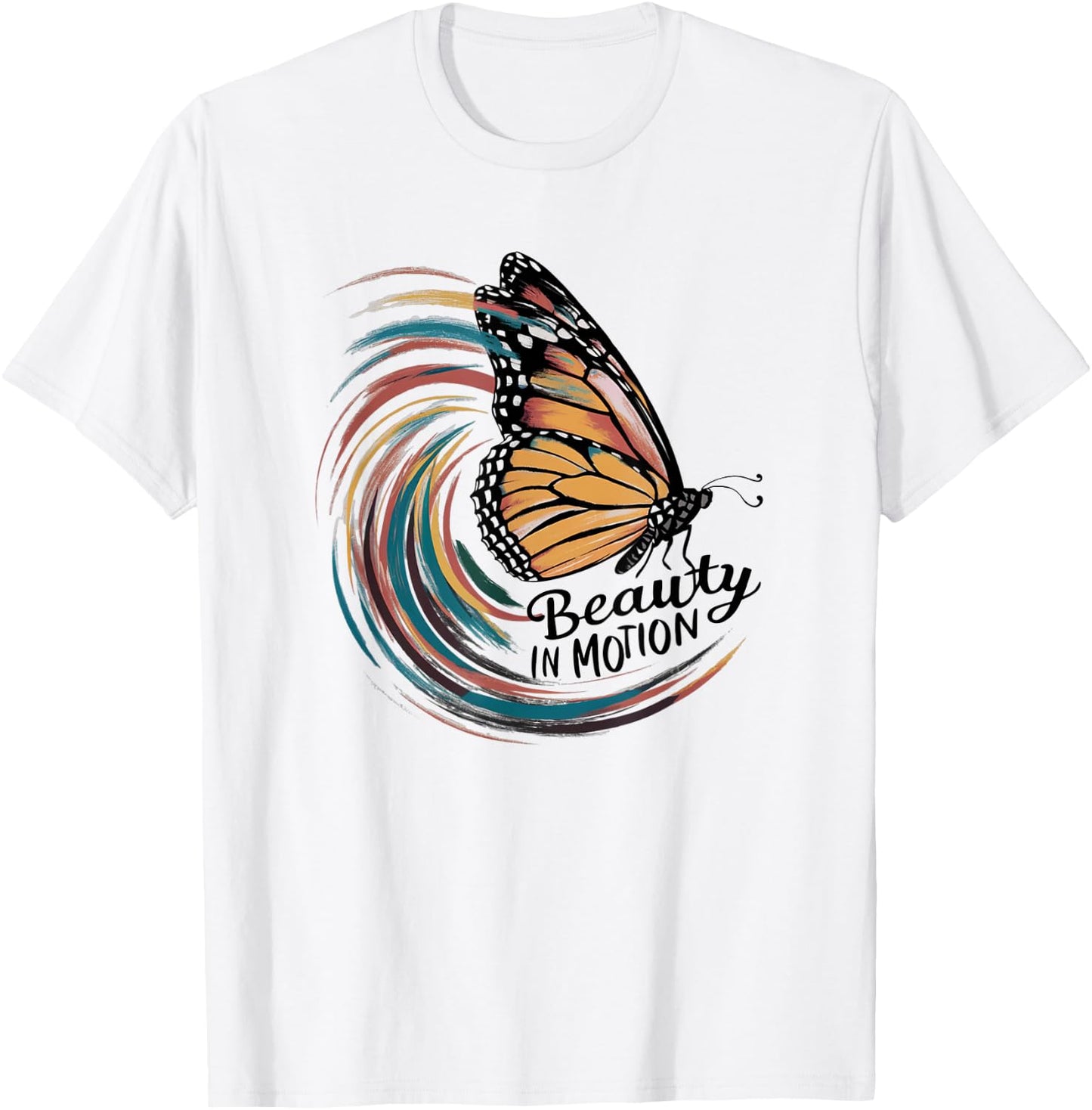Monarch Butterfly Cute Butterflies Lover Inspirational Fun T-Shirt - T-Shirt | White