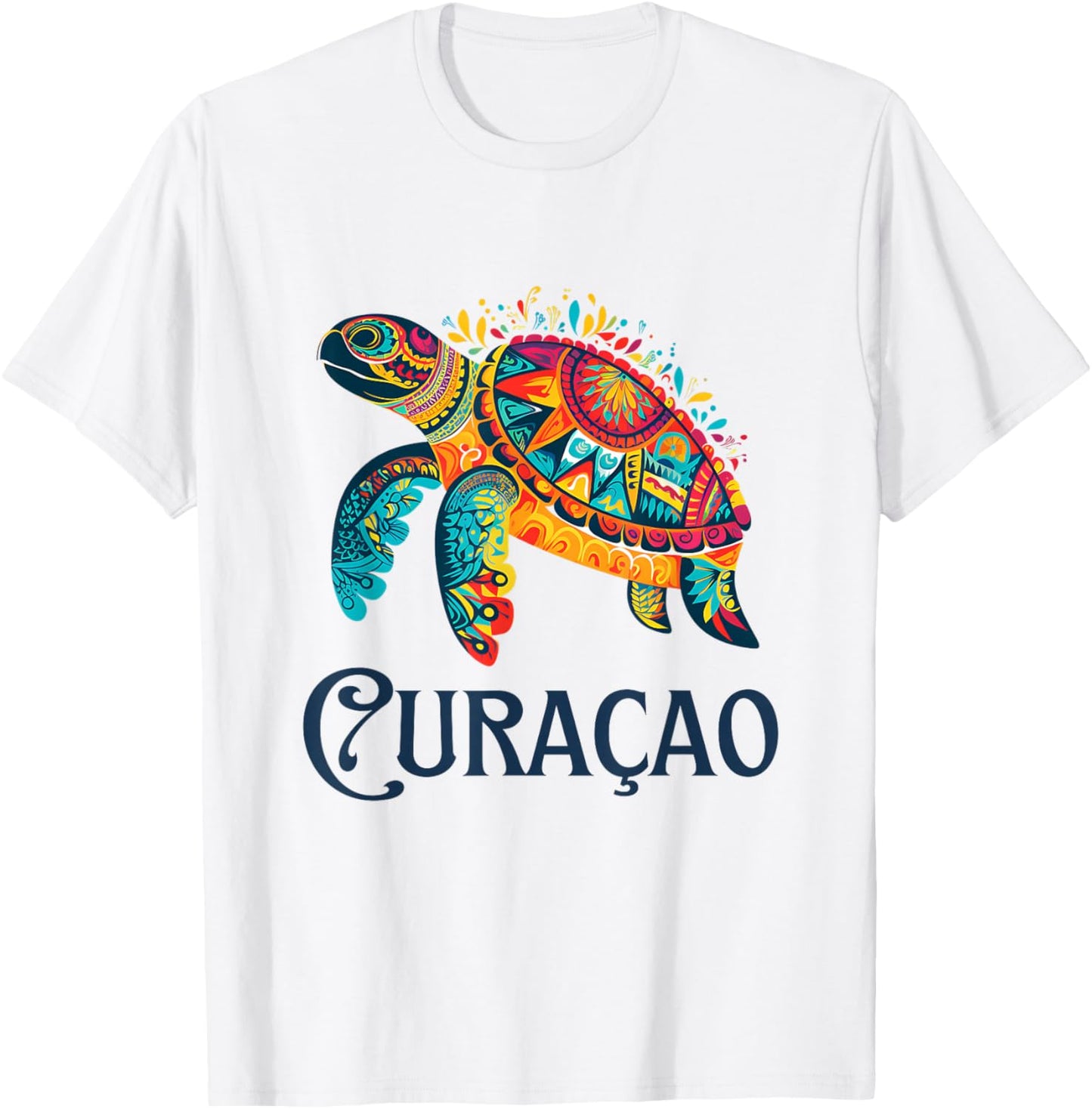 Curaçao Souvenir / Curacao Turtle / Curacao T-Shirt - T-Shirt | White