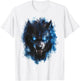 Werewolf Mythical Graphic Fantasy Artwork Werewolf T-Shirt - T-Shirt | White