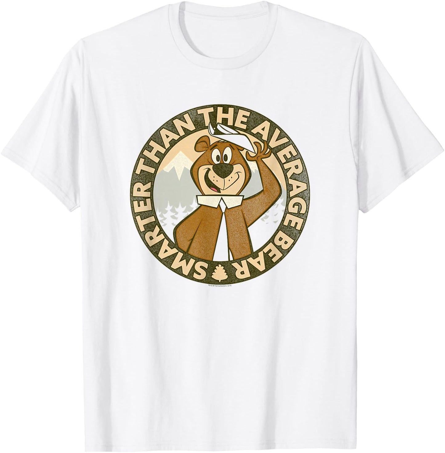 Yogi Bear Smarter Than Average T-Shirt - T-Shirt | White