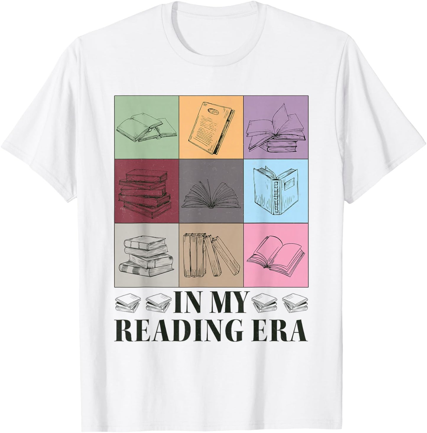 in My Reading Era Bookish Book Lover Book Reader T-Shirt - T-Shirt | White