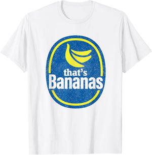 Retro Funny Pretend That's Bananas Halloween Costume Fruit T-Shirt - T-Shirt | White