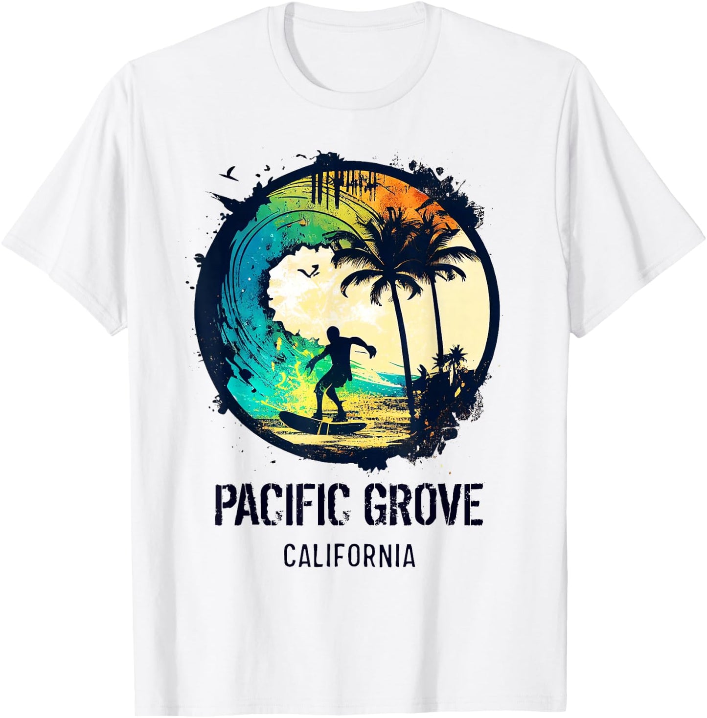 Pacific Grove California T-Shirt - T-Shirt | White