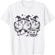 Funny Chicken Halloween Costume Spooky Season Chickens Witch T-Shirt - T-Shirt | White