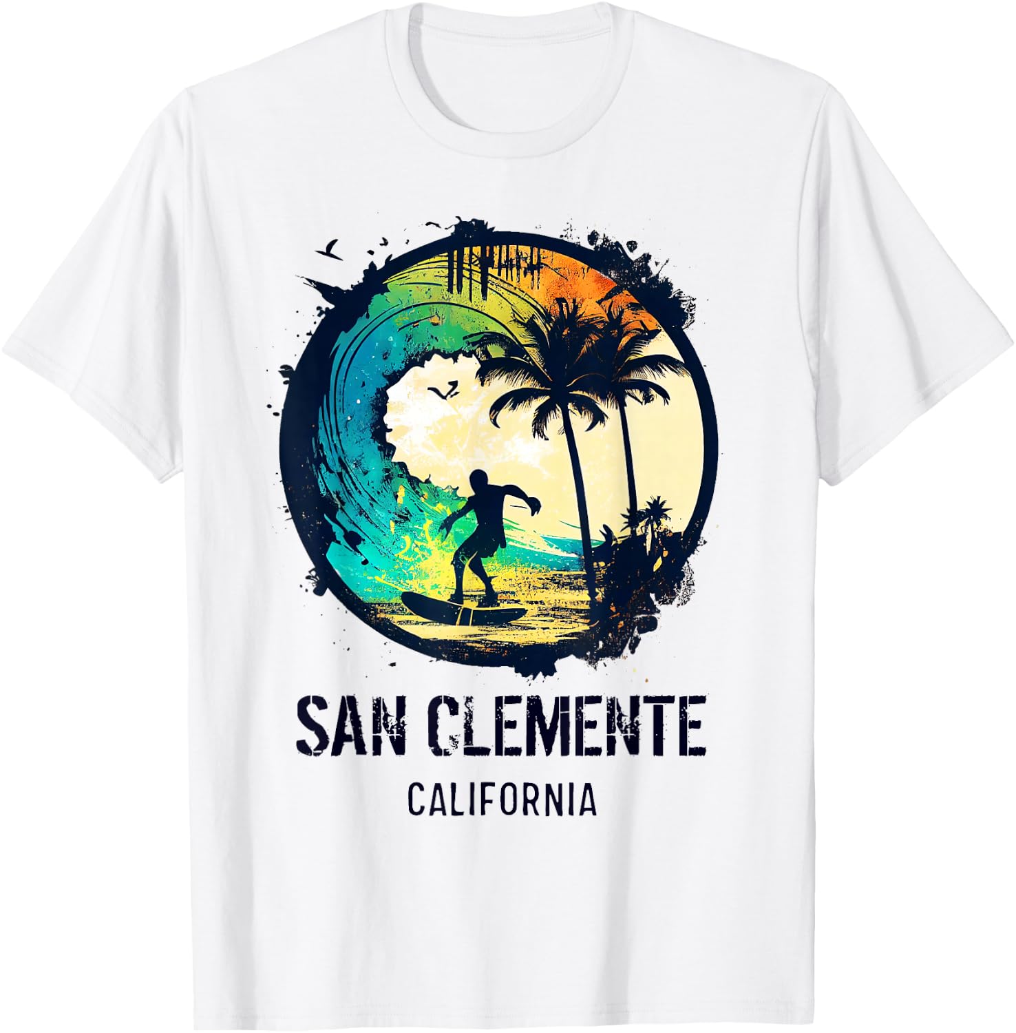 San Clemente California T-Shirt - T-Shirt | White