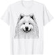 Dog Fingerprint - Samoyed Dad Mom Women T-Shirt - T-Shirt | White