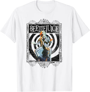Beetlejuice - Beetlejuice On Grave T-Shirt - T-Shirt | White