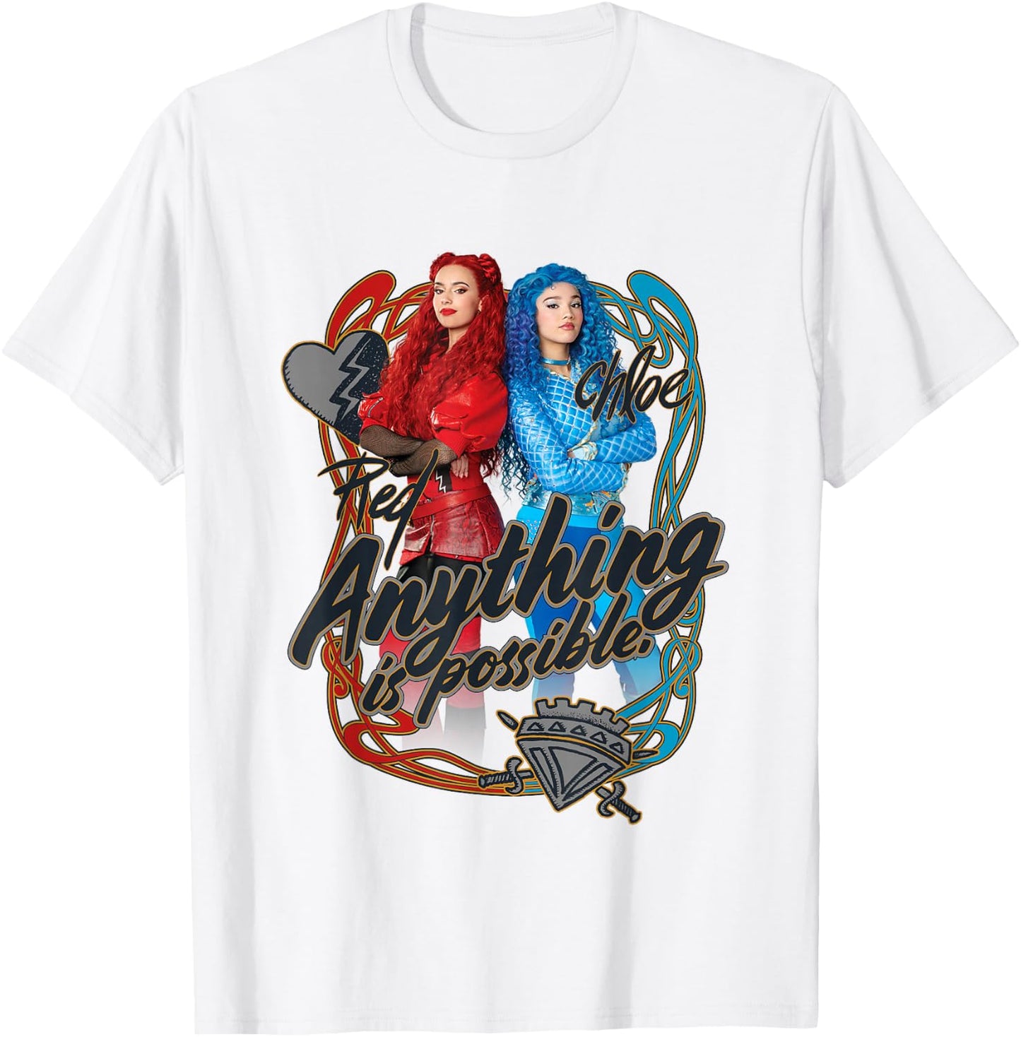 Disney Descendants: The Rise Of Red Anything Is Possible T-Shirt - T-Shirt | White