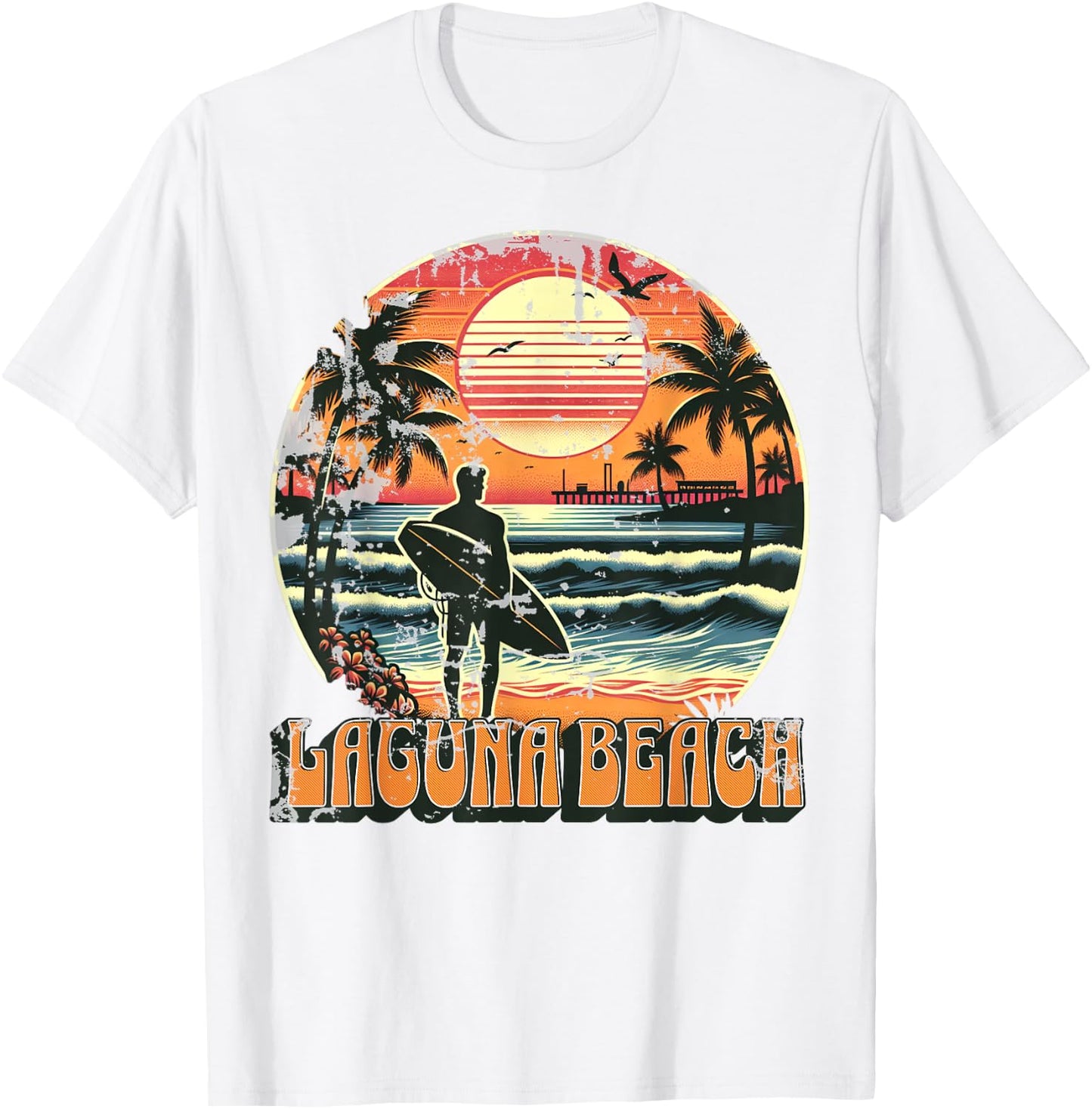 Laguna Beach T-Shirt - T-Shirt | White