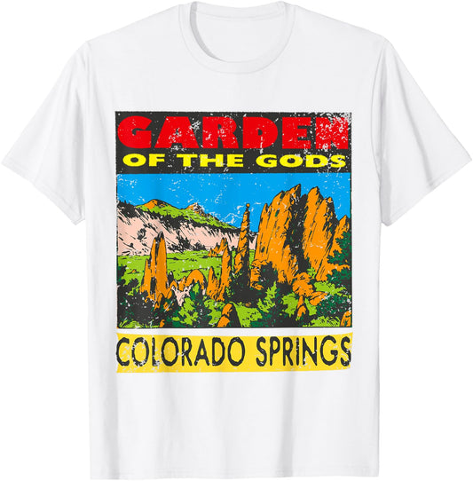 Garden of the Gods Colorado Springs T-Shirt - T-Shirt | White