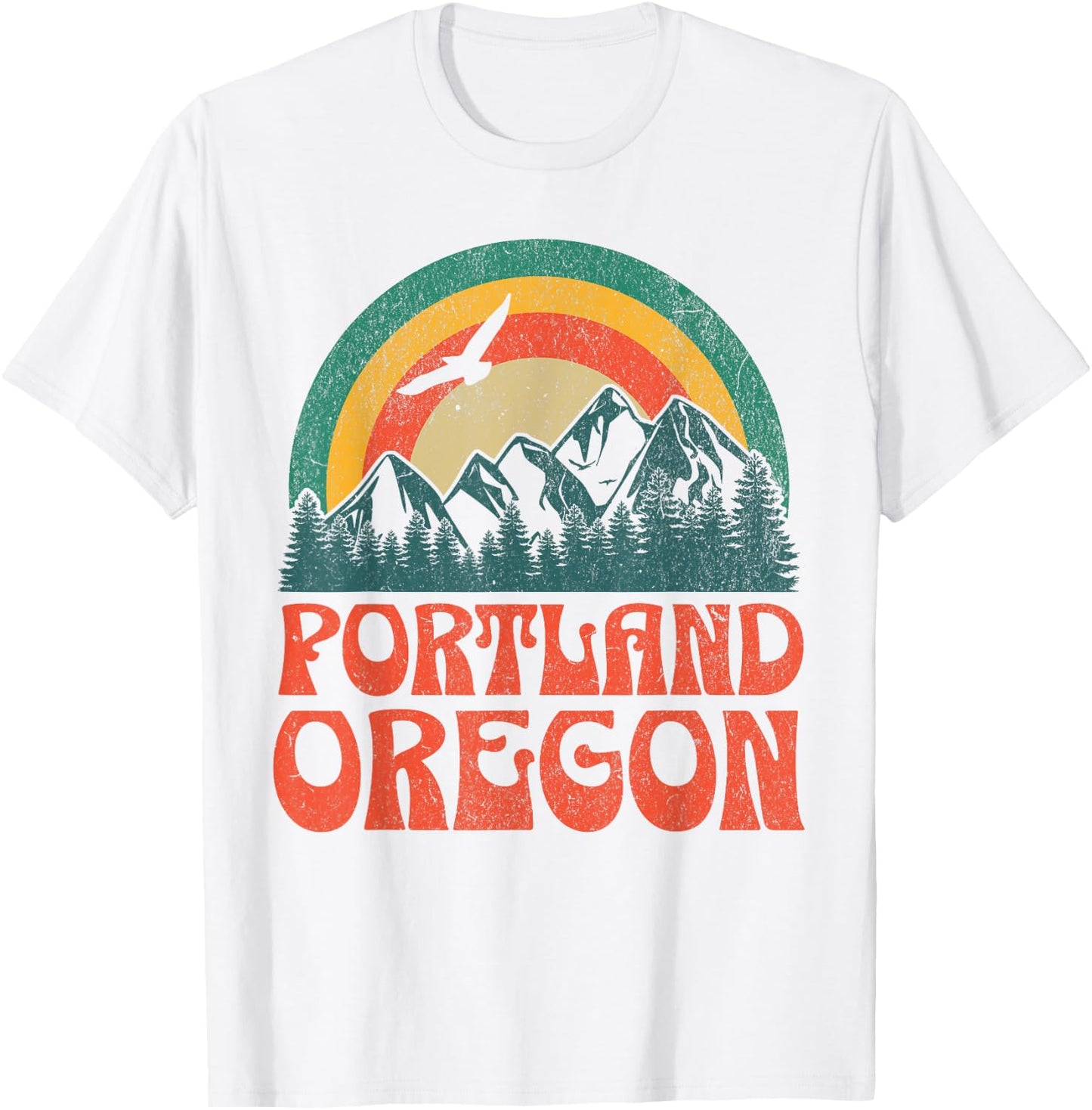 Portland Oregon T-Shirt - T-Shirt | White