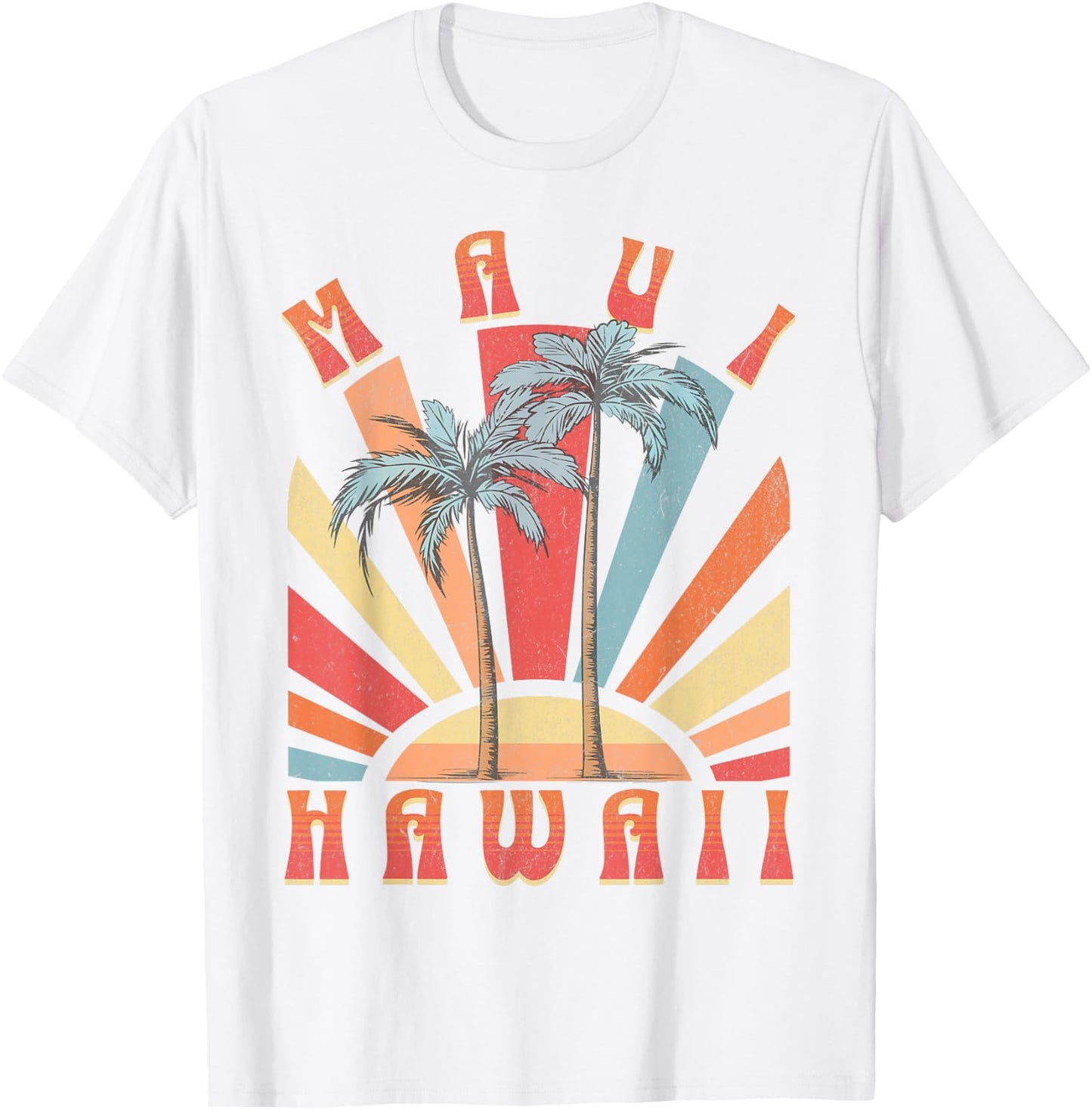 Maui Hawaii T-Shirt - T-Shirt | White