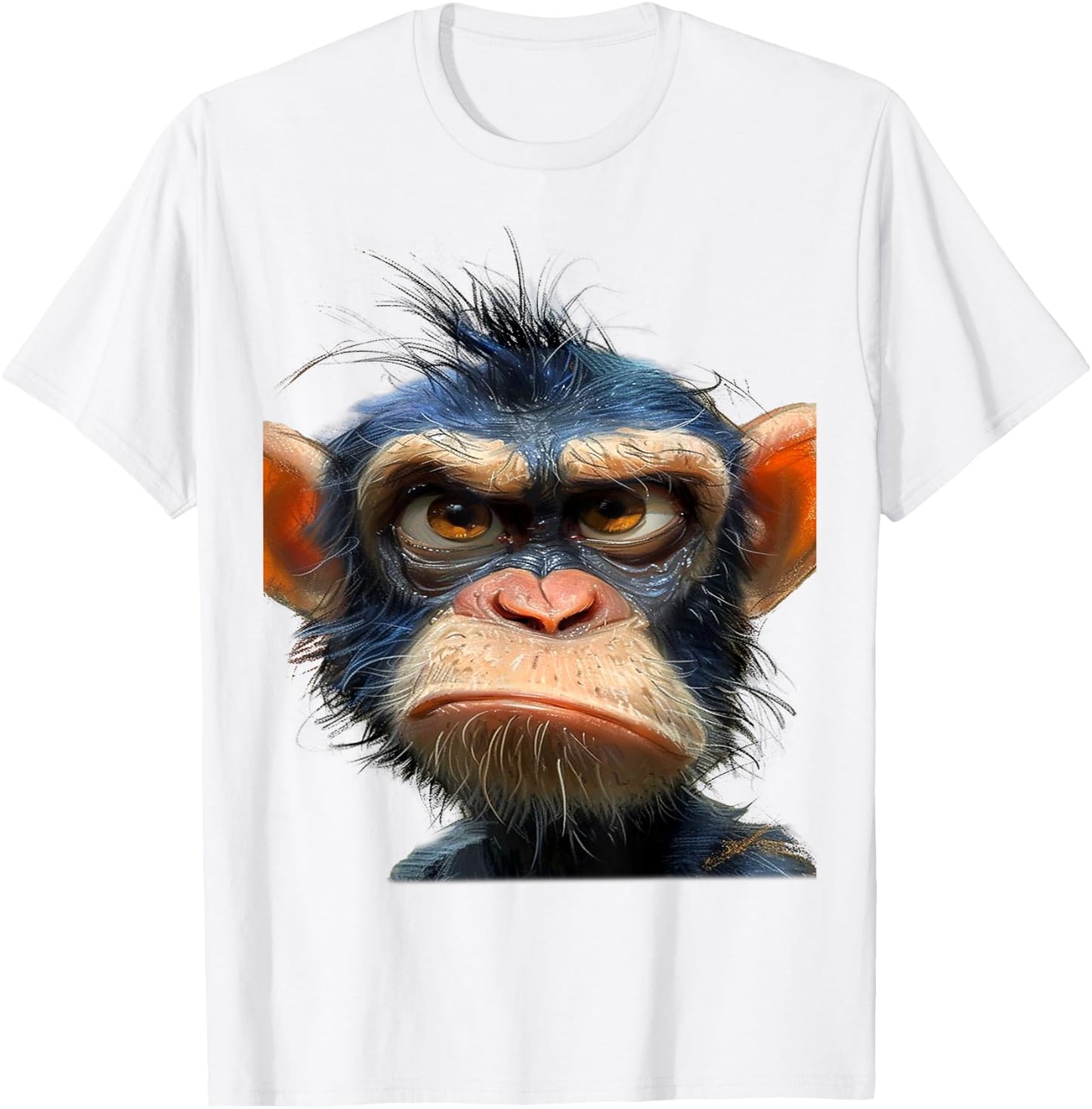 Funny Monkey T-Shirt - T-Shirt | White