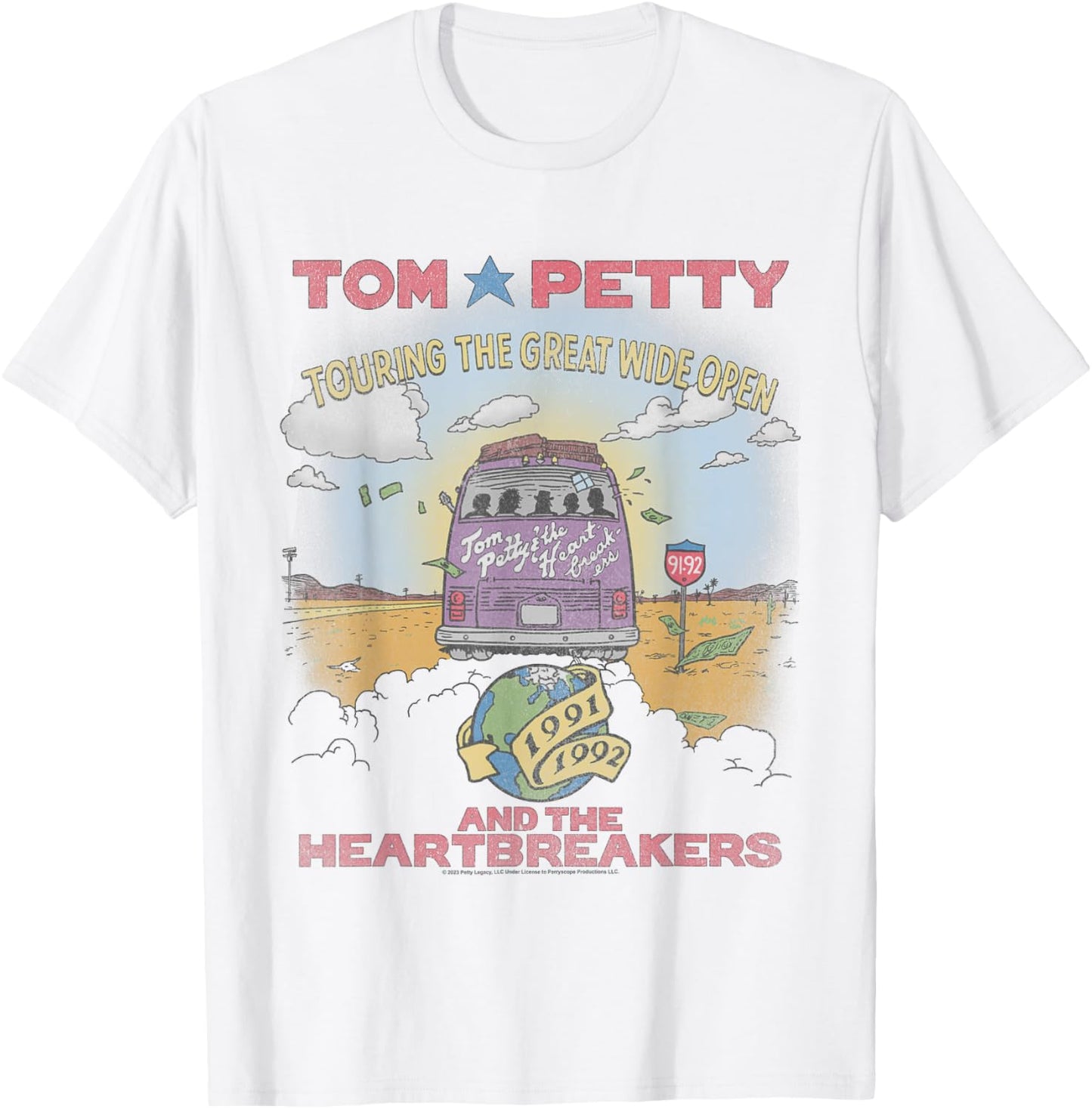 Tom Petty The Great Wide Open T-Shirt - T-Shirt | White