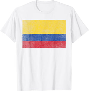 Colombia Colombian Flag Home Pride Country - Women Men Kids T-Shirt - T-Shirt | White