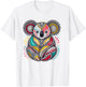 Australian Aboriginal Koala Funny Animal Lover Australia T-Shirt - T-Shirt | White