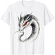 Basilisk Mythical Graphic Fantasy Illustration Basilisk T-Shirt - T-Shirt | White