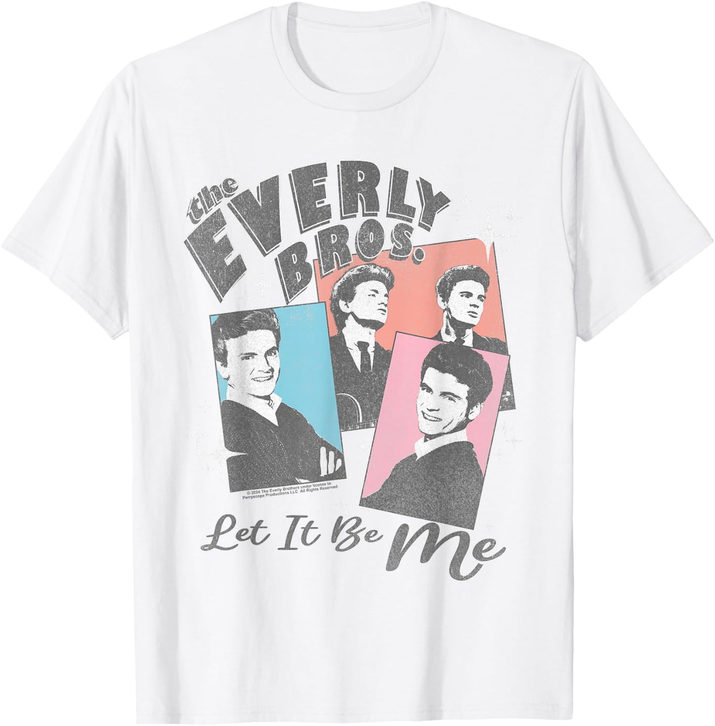 The Everly Brothers Let It Be Me Collage T-Shirt - T-Shirt | White