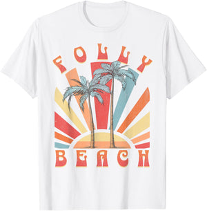 Folly Beach T-Shirt - T-Shirt | White