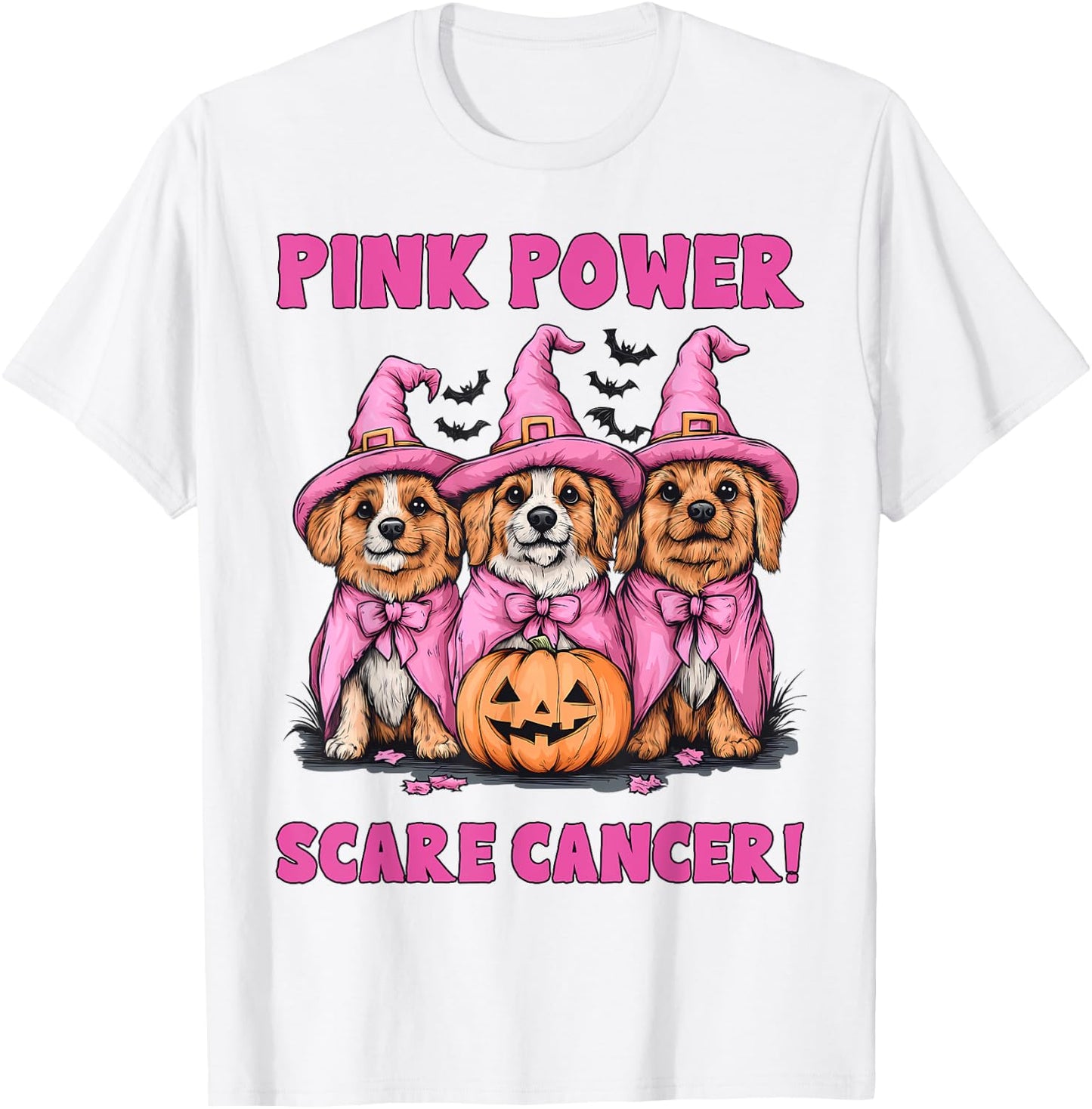 In October We Wear Pink Australian Shepherd Breast Cancer T-Shirt - T-Shirt | White