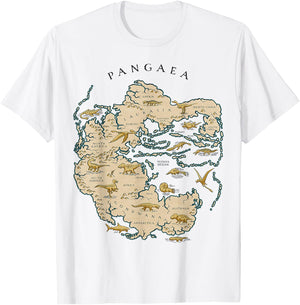 Reunite Pangaea World Map History Geology Earth Geologist T-Shirt - T-Shirt | White