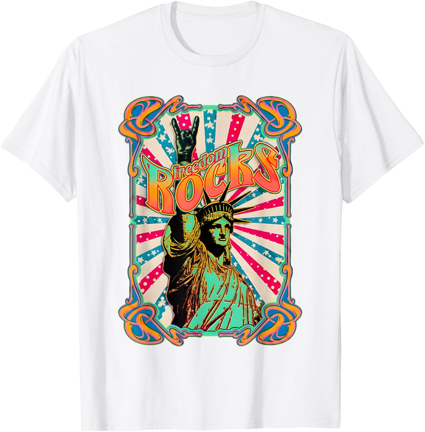 Freedom Rocks T-Shirt - T-Shirt | White