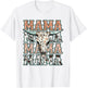Groovy Mama Western Cow Skull Matching Family Mother's Day T-Shirt - T-Shirt | White