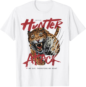 Hip Hop Y2K Vintage Hipster Edgy Urban Streetwear Tiger Women Kids T-Shirt - T-Shirt | White
