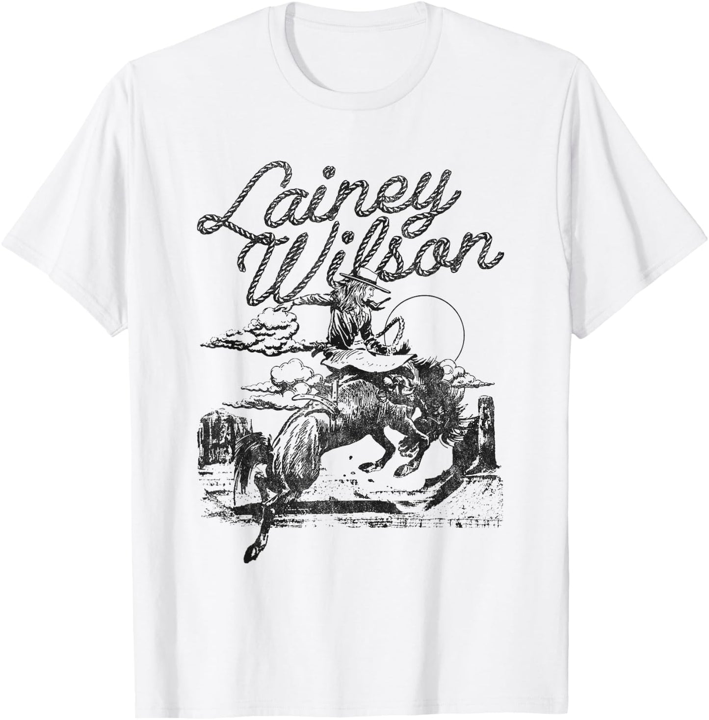 Lainey Wilson - Horse T-Shirt - T-Shirt | White