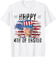 Joe Biden 4th Of July Happy Easter 4th Of July US Flag Men T-Shirt - T-Shirt | White