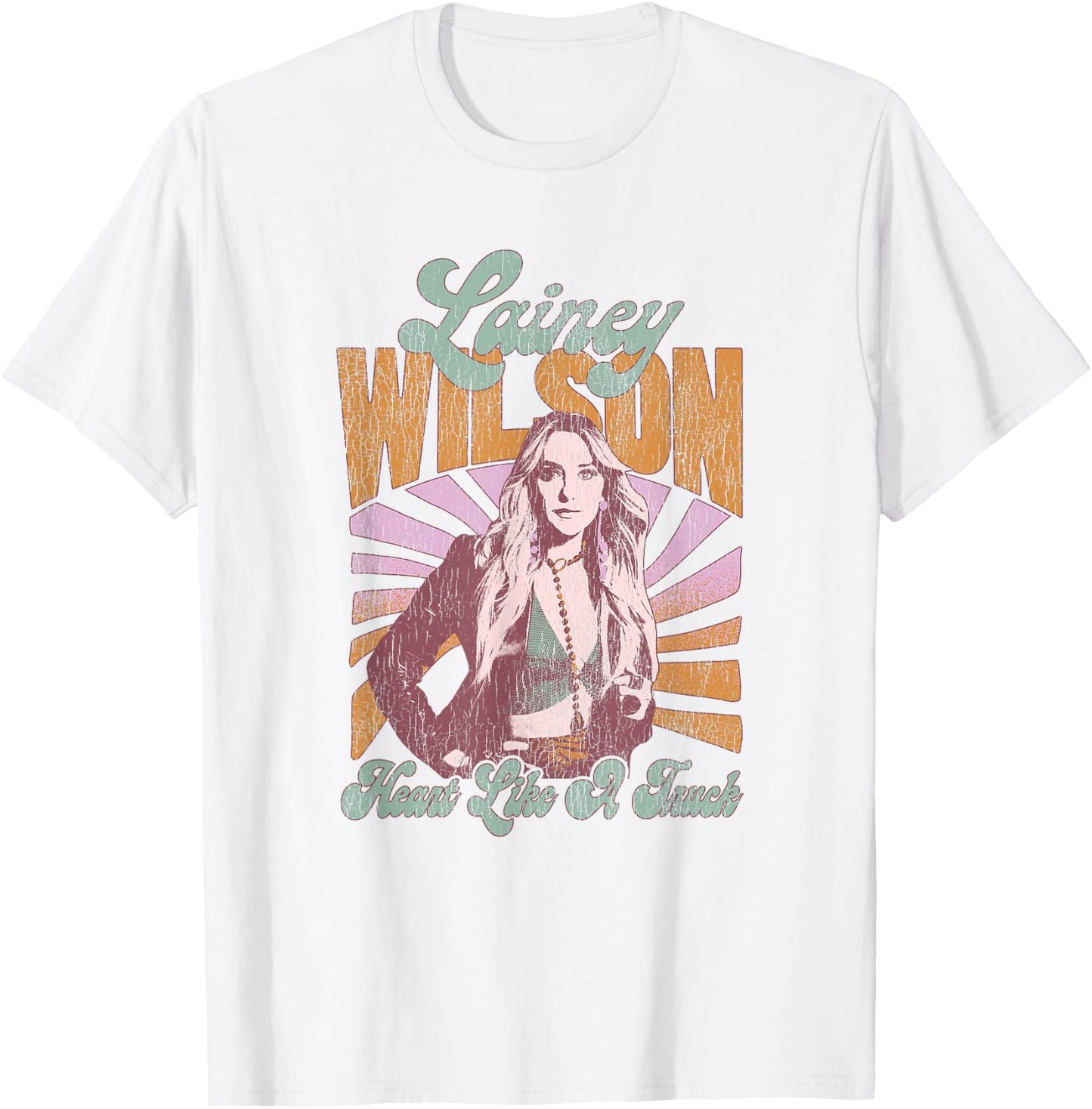 Lainey Wilson - Heart Like A Truck T-Shirt - T-Shirt | White