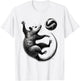 Vintage Possum Playing Volleyball Opossum Volleyball Player T-Shirt - T-Shirt | White