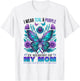 I Wear Teal Purple In Memory Of My Mom Suicide Awareness T-Shirt - T-Shirt | White