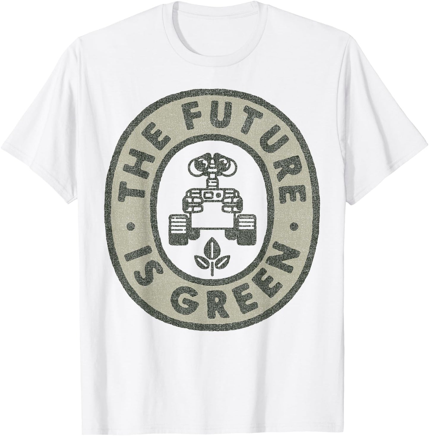 Disney Pixar Earth Day Wall-E The Future is Green Small T-Shirt - T-Shirt | White