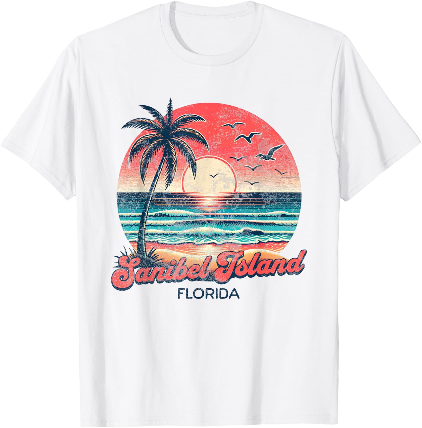 Sanibel Island T-Shirt - T-Shirt | White