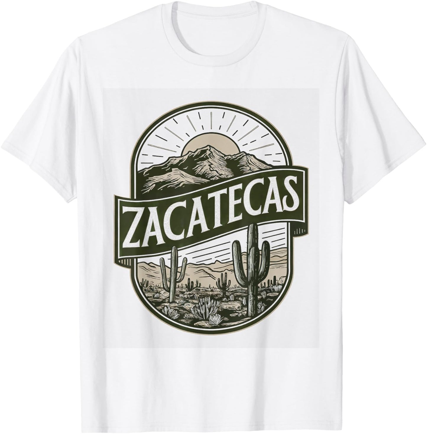 Zacatecas Mexico Souvenir T-Shirt - T-Shirt | White