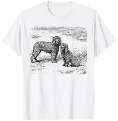 Irish Water Spaniel vintage Irish Water Spaniels T-Shirt - T-Shirt | White