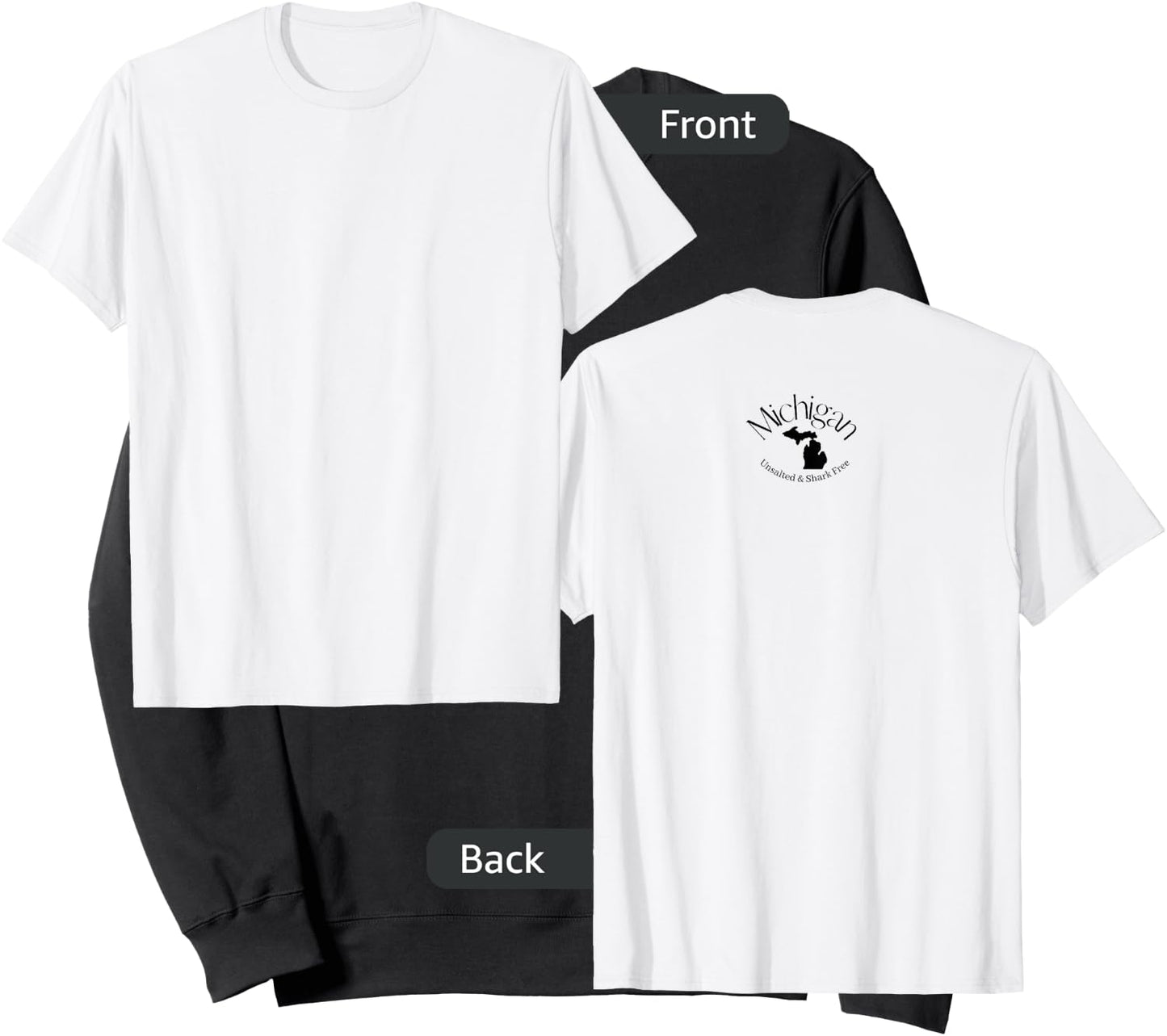 Michigan Unsalted Shark Free Sweatshirt - Sweatshirt | Black