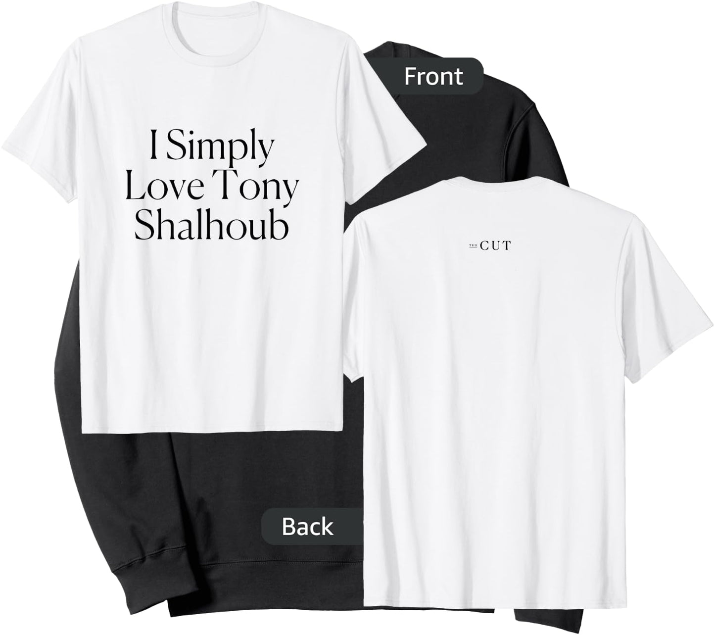 The Cut - I Simply Love Tony Shalhoub Sweatshirt - Sweatshirt | Black