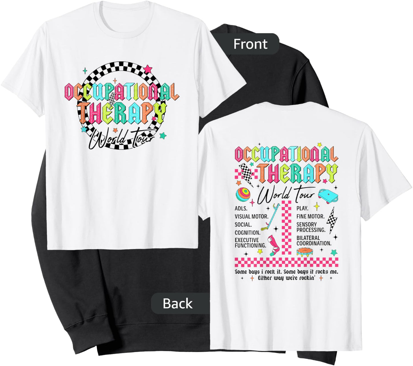 Occupational Therapy World Tour New OT Squad COTA OTA Sweatshirt - Sweatshirt | Black
