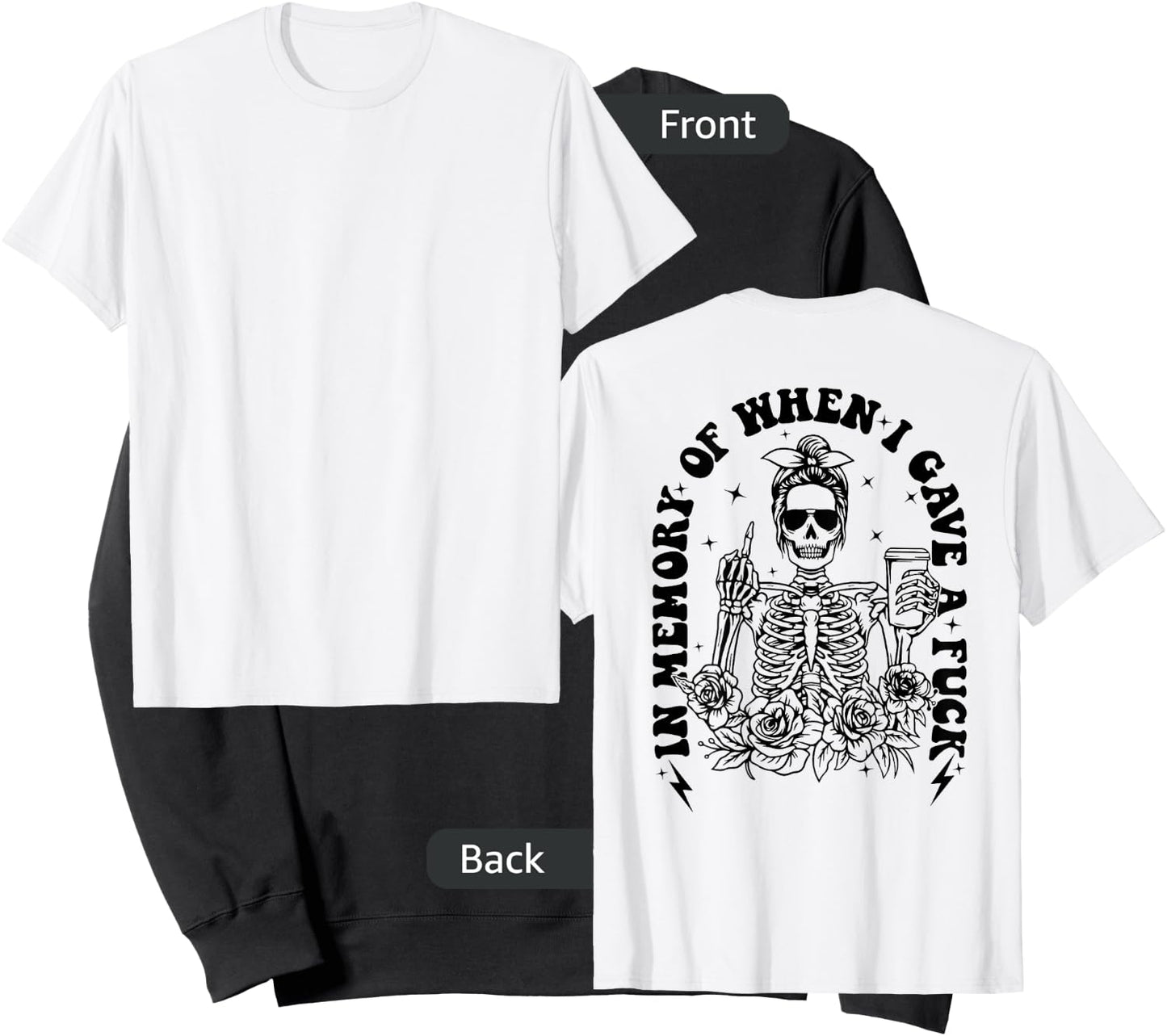In Memory of when I Gave a Fuck Sweatshirt - Sweatshirt | Black